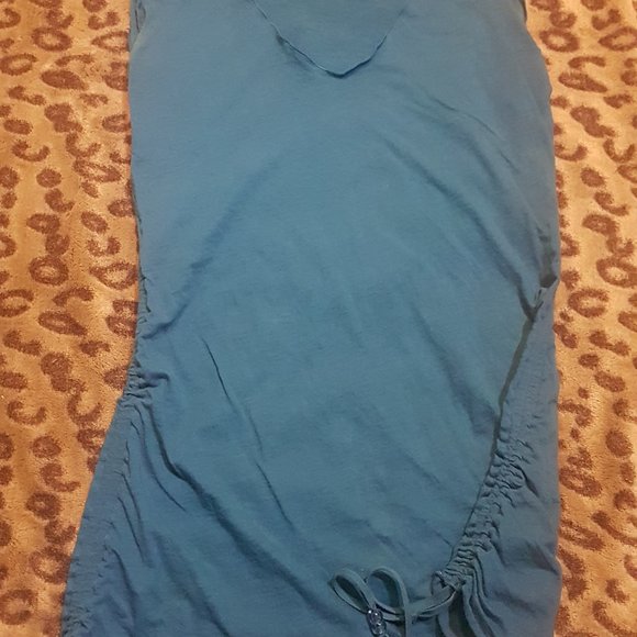 Teal Tank Top. Small. - Picture 3 of 5